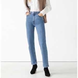 Other Stories Favourite Cut Jeans in Mid Blue